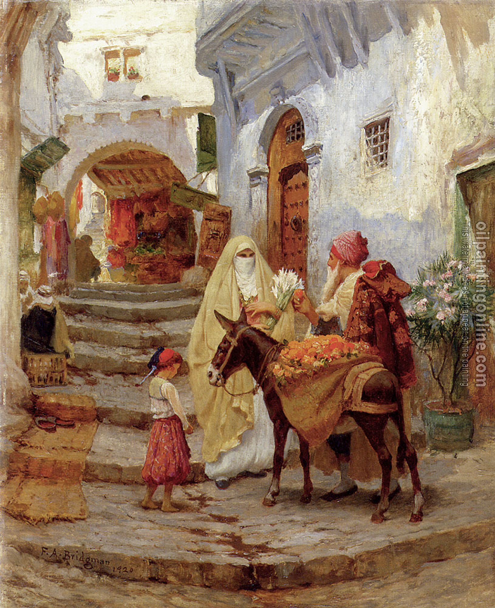 Frederick Arthur Bridgman - The Orange Seller